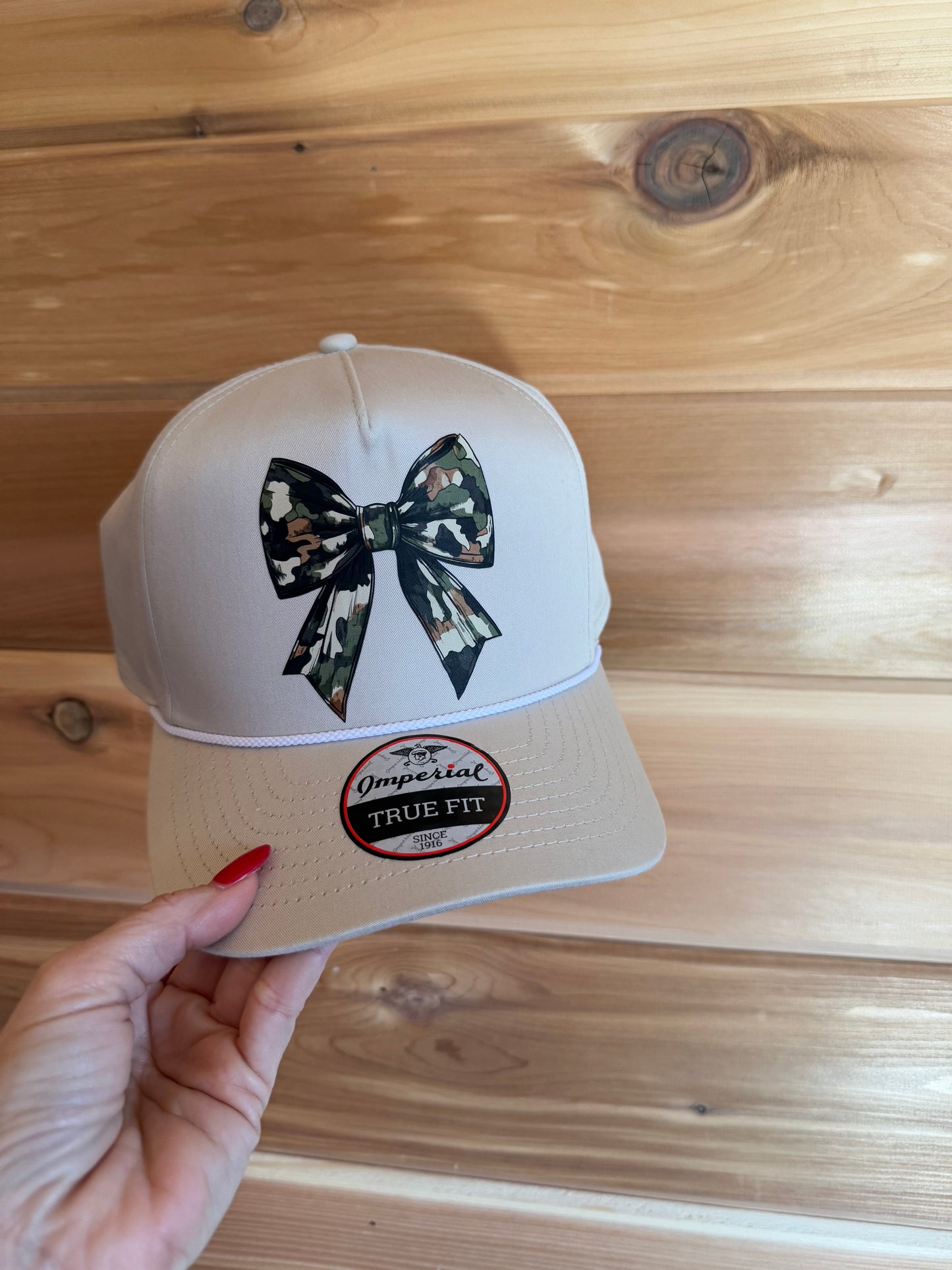 Camo Bow Trucker Hat