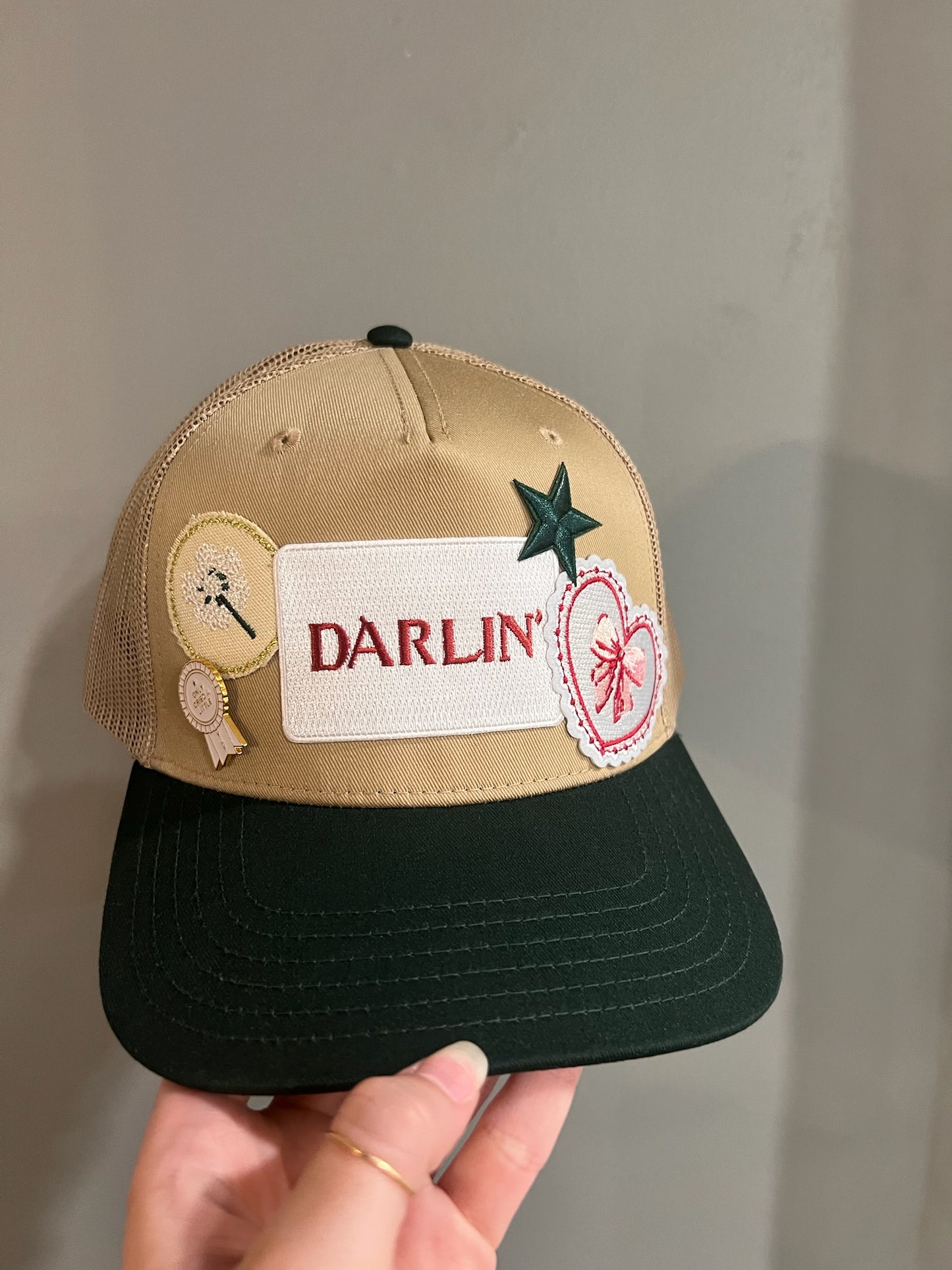 Cotton/Twill Mid Profile Custom Mesh Back Trucker Hat