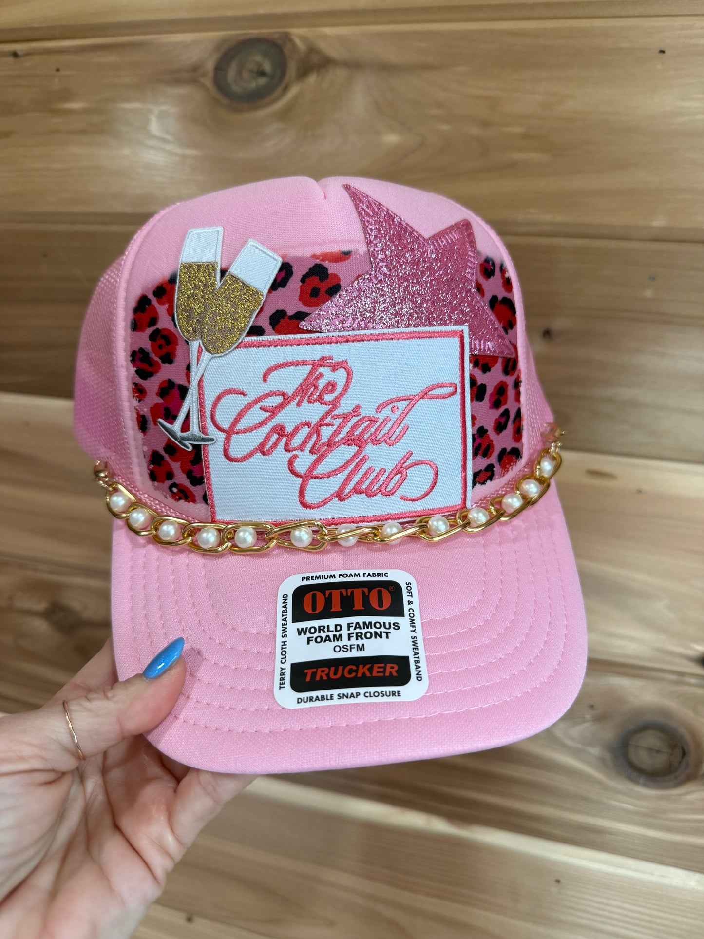 Cocktail Club Patched Trucker Hat