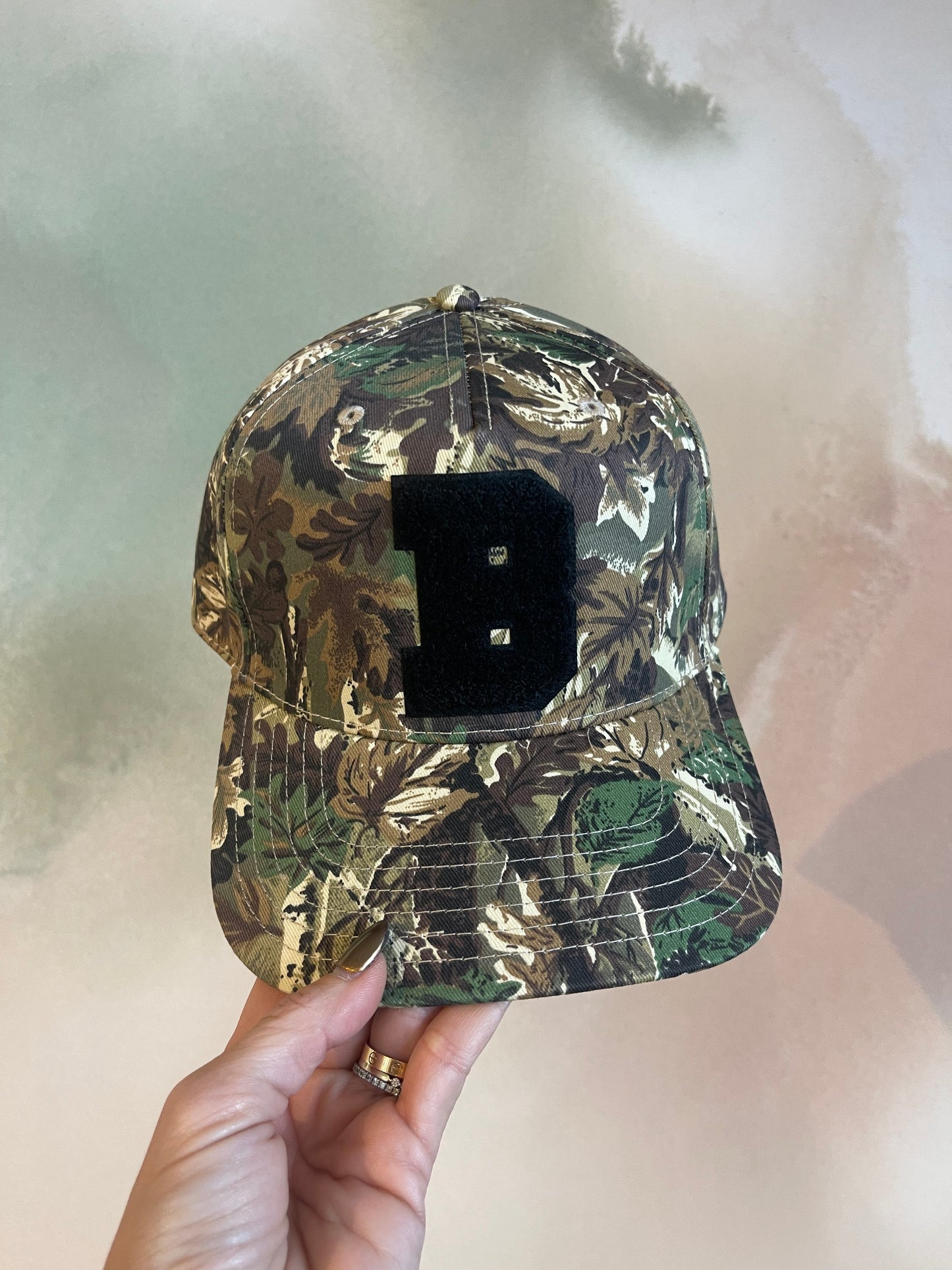 Cotton Blend Twill 5 Panel Mid Profile Custom Baseball Hat