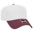 Cotton Blend Twill 5 Panel Mid Profile Custom Baseball Hat