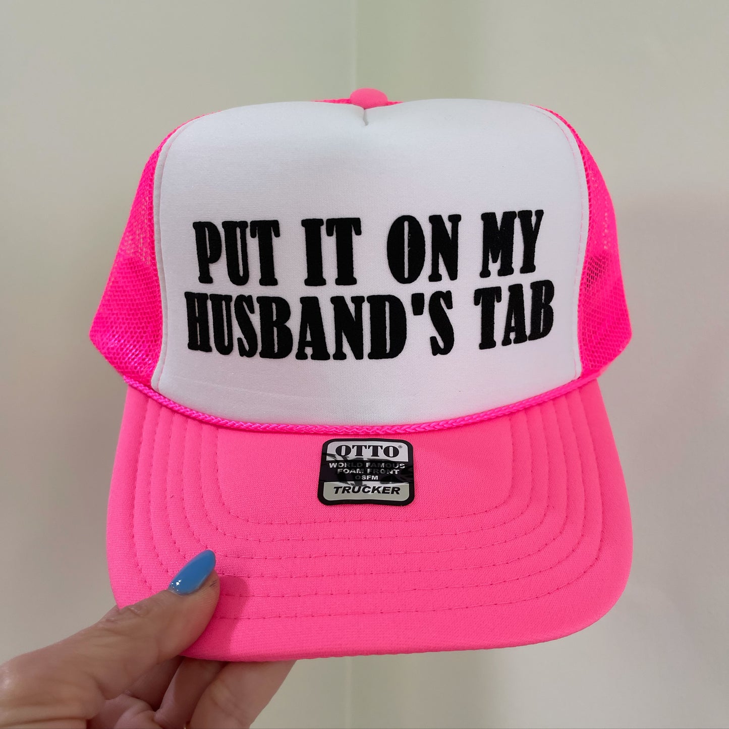 Put It On My Husband's Tab Trucker