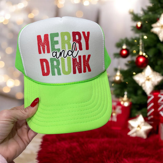 Merry & Drunk Trucker Hat