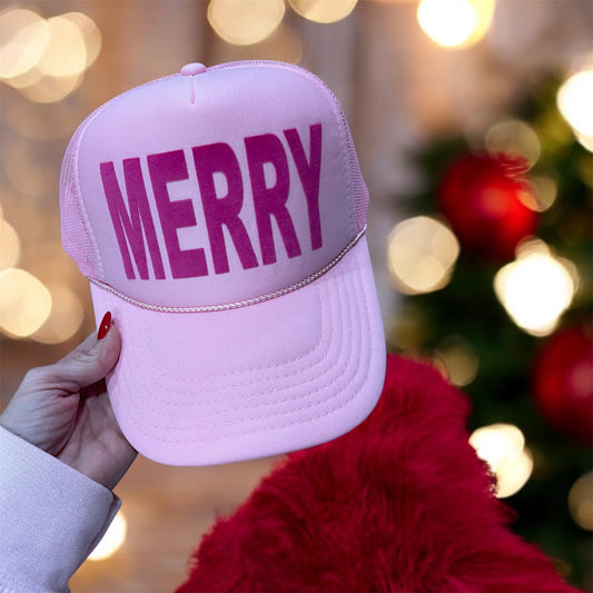 Pink Merry Trucker Hat