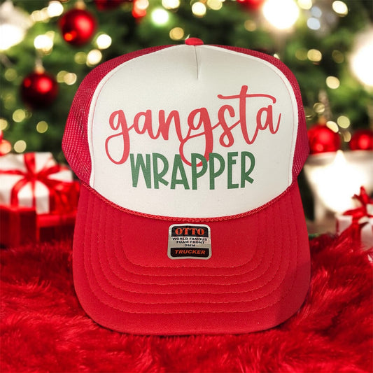 Gangsta Wrapper Christmas hat