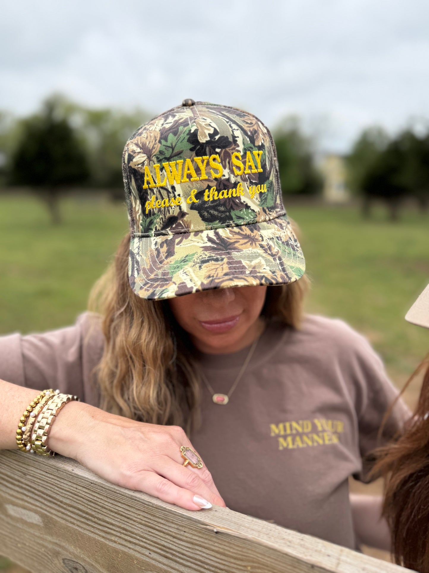 Manners Collection Camo Hat