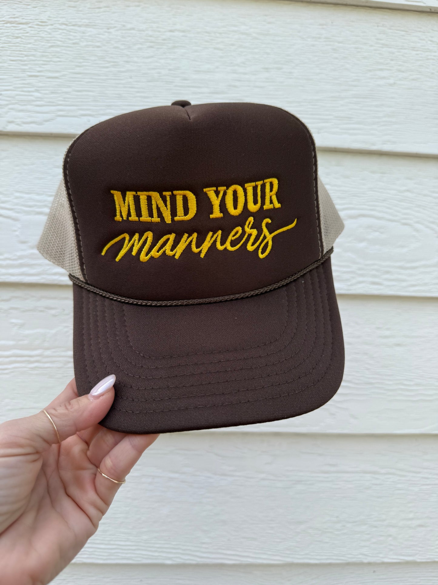 Manners Collection Foam Hat