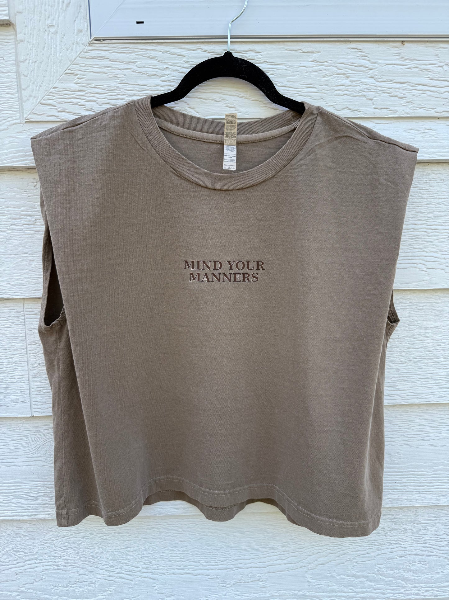Mind Your Manners Muscle Tank
