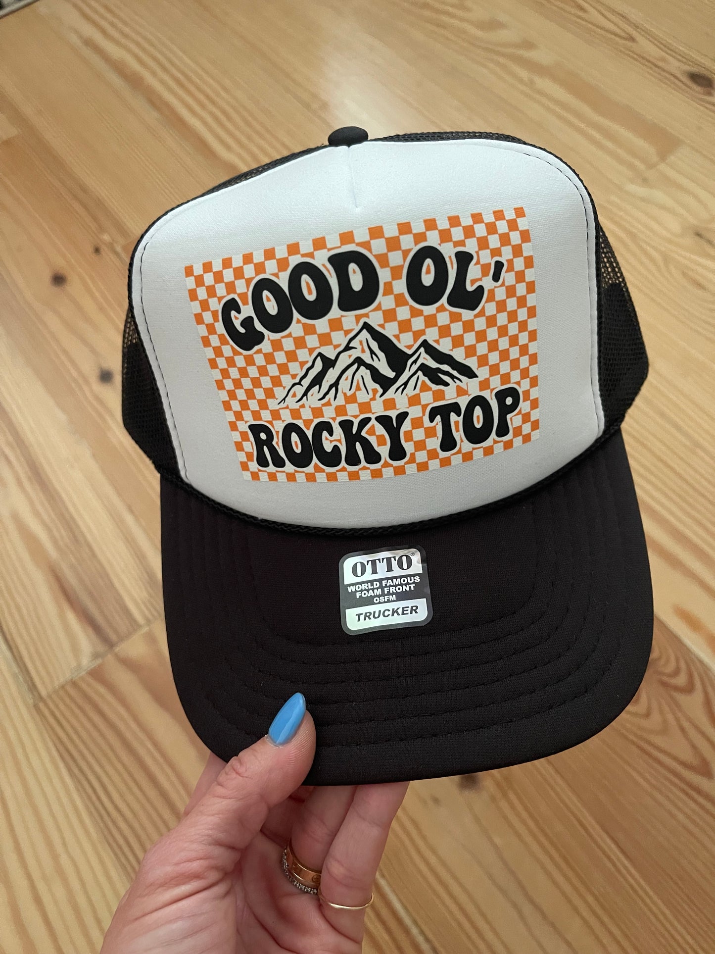 Trucker hat with DTF