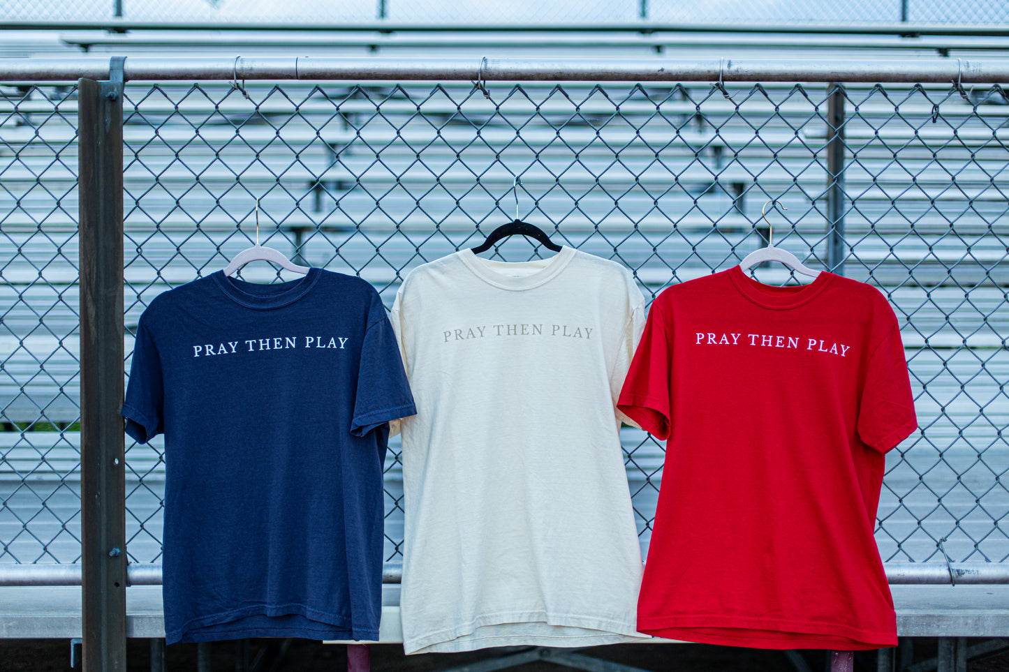 Pray Then Play Tee