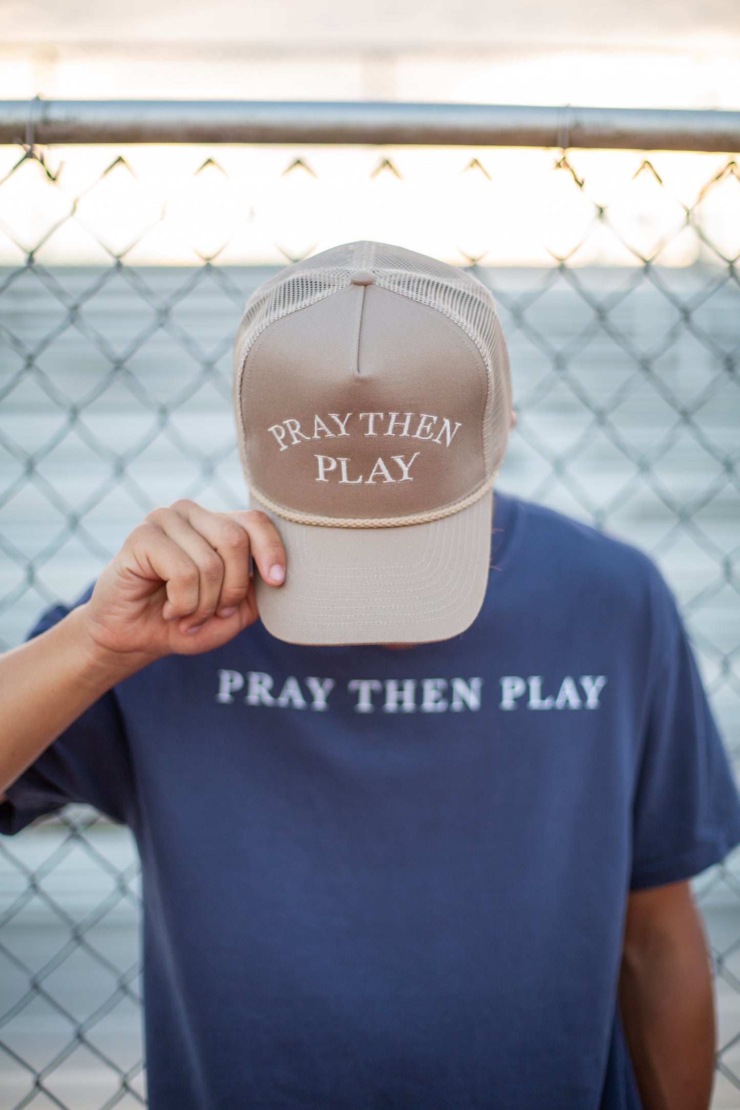 Pray Then Play Rope Hat