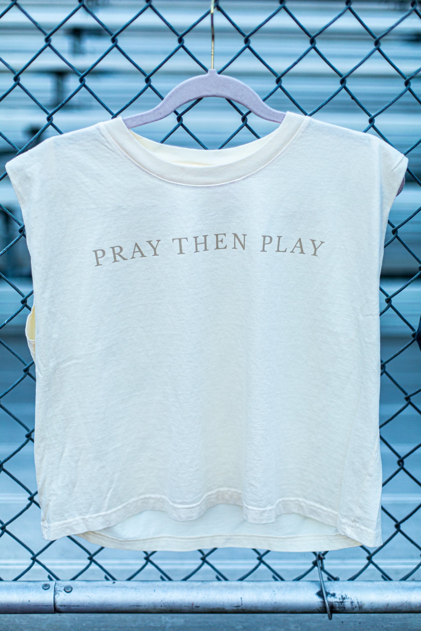 Pray Then Play Muscle Tank