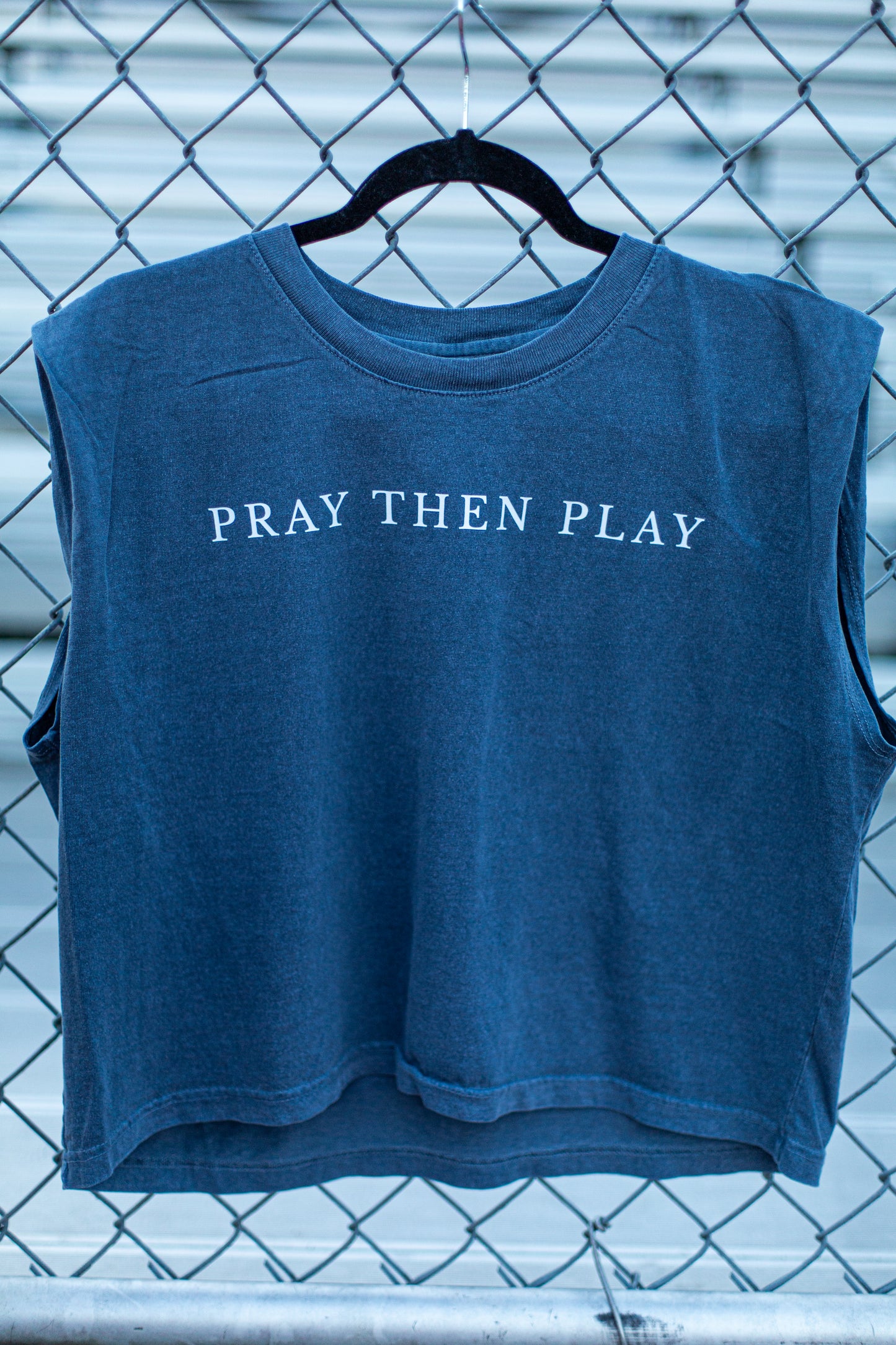 Pray Then Play Muscle Tank